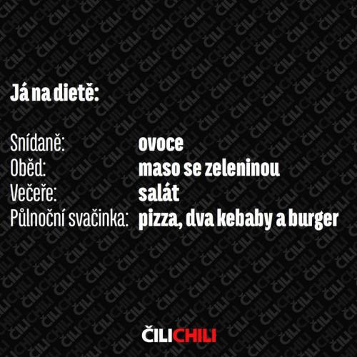 Já na dietě