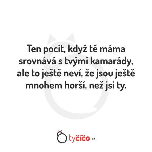  ten pocit , když 