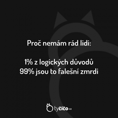  Nemám rád lidi 