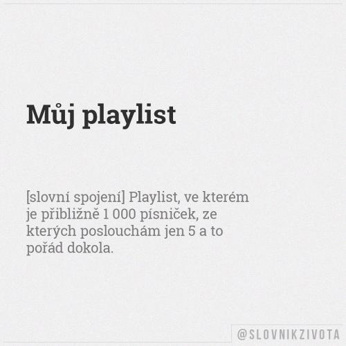 Můj playlist