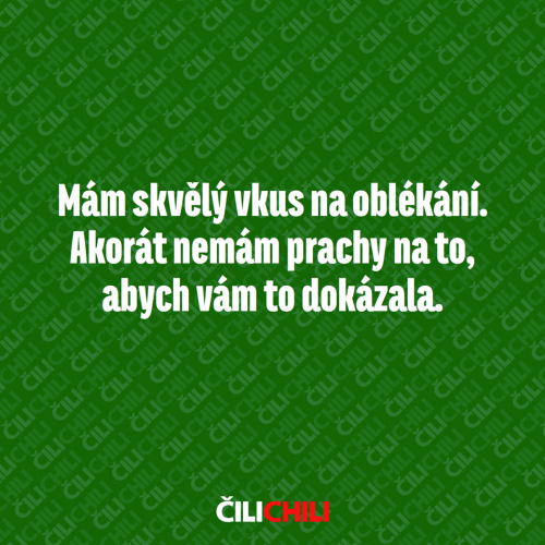  Skvělý vkus 