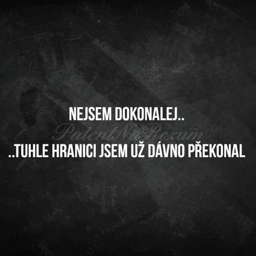 Nejsem dokonalje