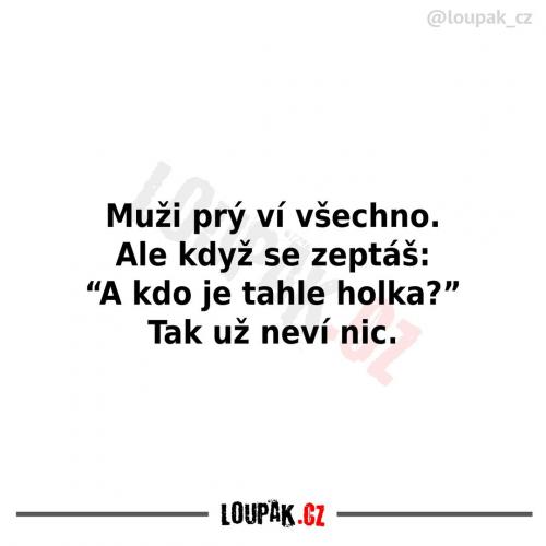  Muži asi neví všechno 