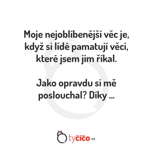  Nejoblíbenější věc 