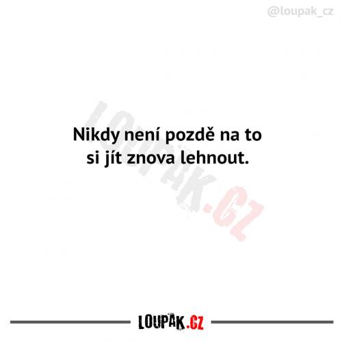  Na to není nikdy pozdě 