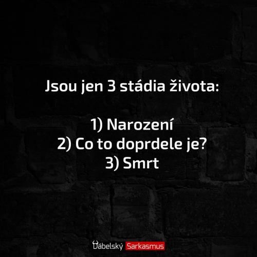  3 stádia života 