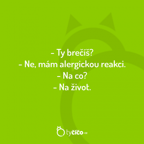 Ty brečíš