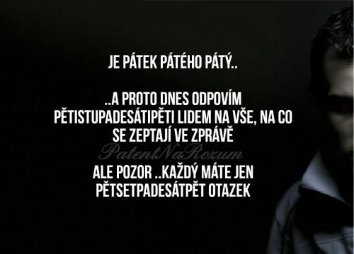  Pátek 