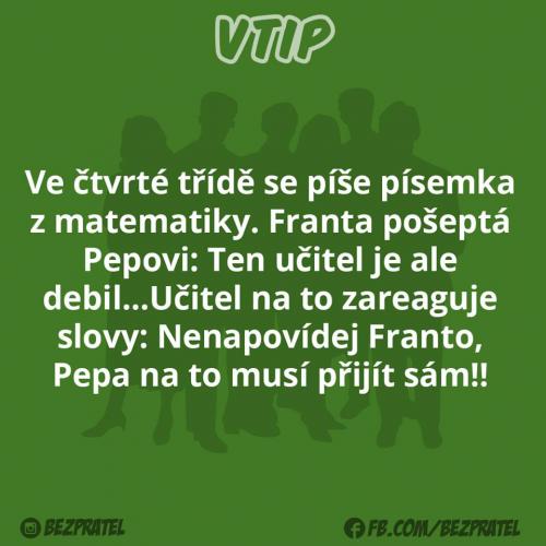  Ve čtvrté třídě 