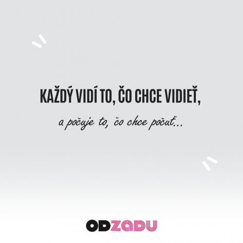  Každý vidí to 