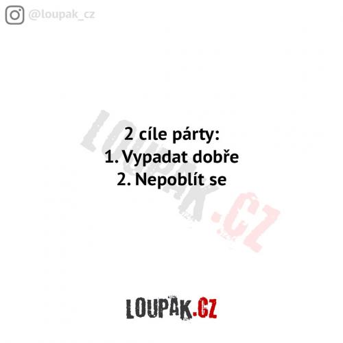  2 cíle party 