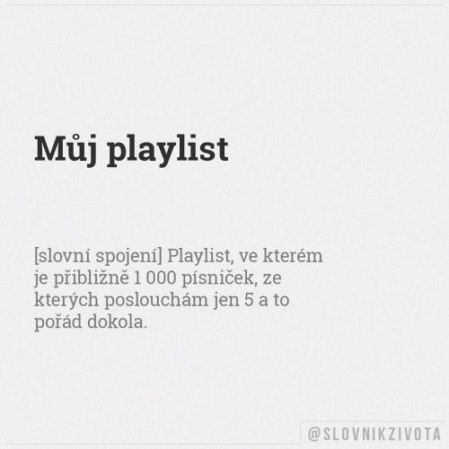 Můj playlist