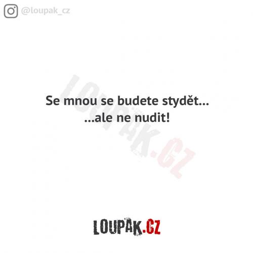 Stydím se