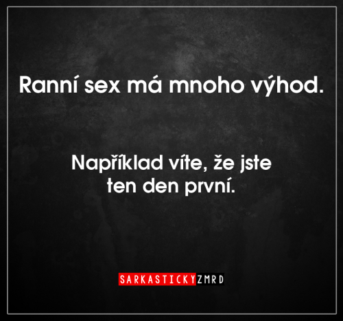  Ranní sex 