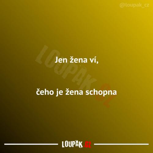  Tohle ví jen žena a nikdo jiný 