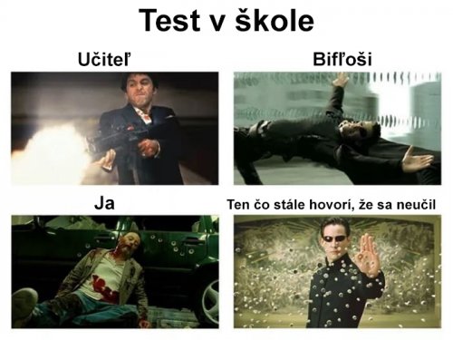  Test ve škole 