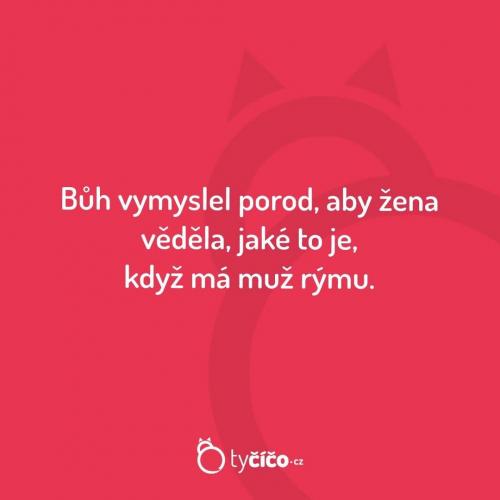 Důvod, proč to vymyslel