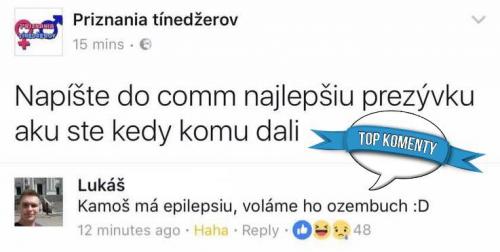 Napište to do comm