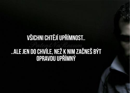 Upřímnosti