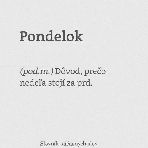 Pondelok