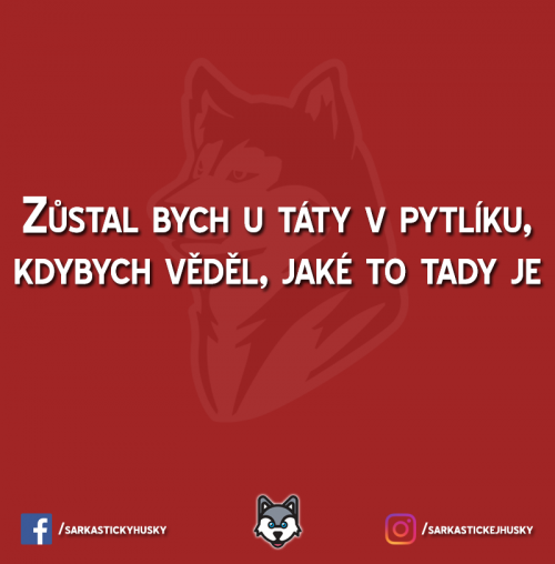  Vědět to dřív, tak na to tady seru 