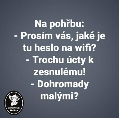 Na pohřbu