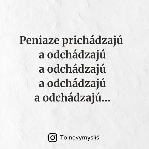  Peníze odchází 