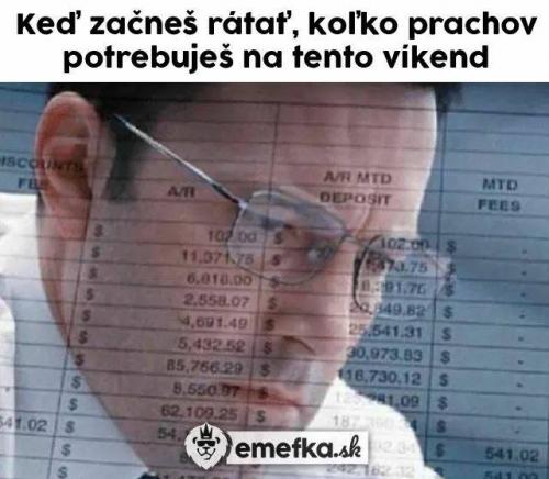 Raději nepočítat
