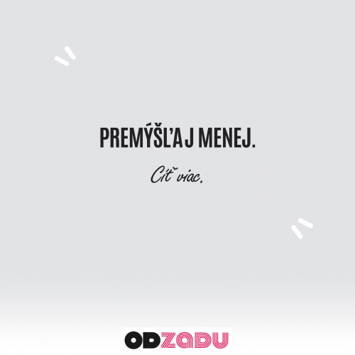 Přemýšlej