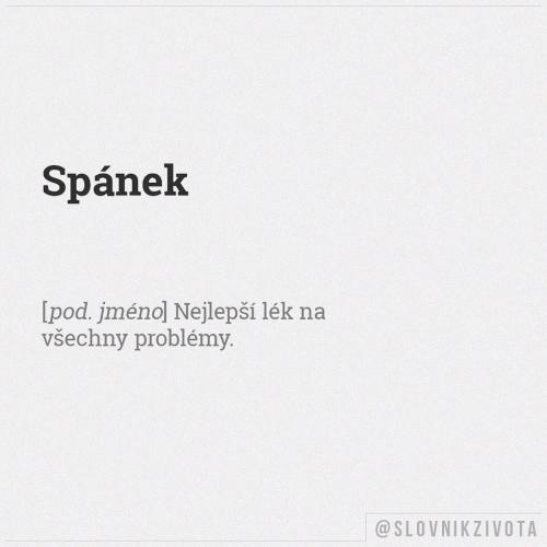  Spánek 