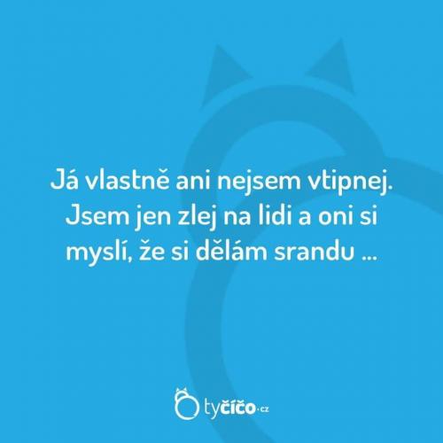 Nejsem vtipnej