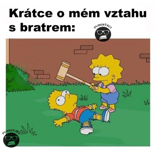  Vztah s bratrem 