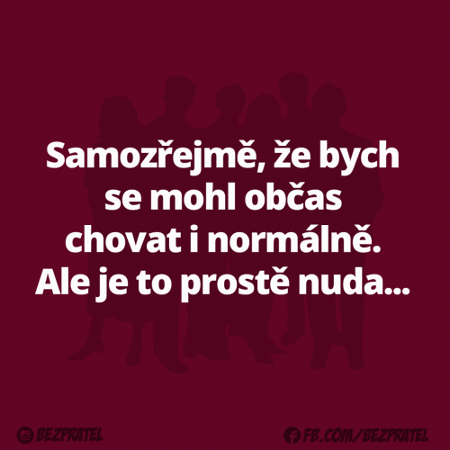 Nebaví mě to