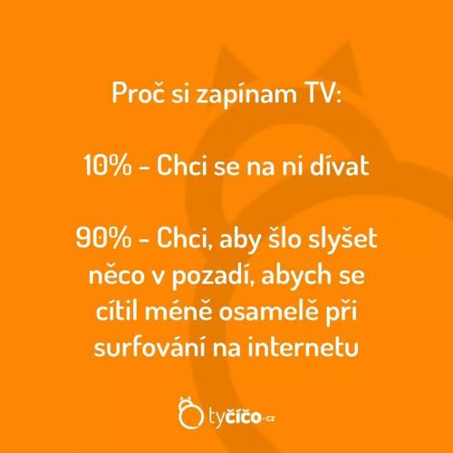  Proč zapínám TV) 