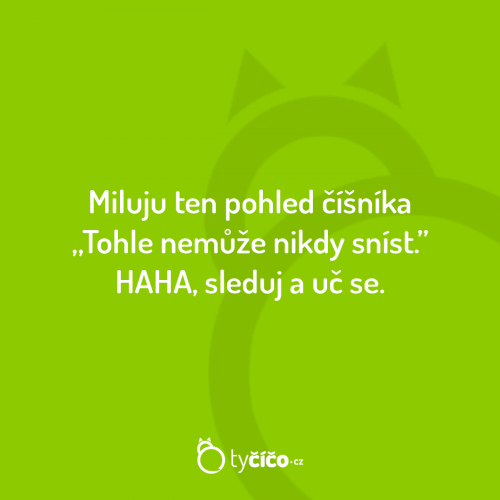 Číšníka