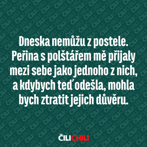  Dneska nemůžu 