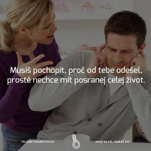 Odešel