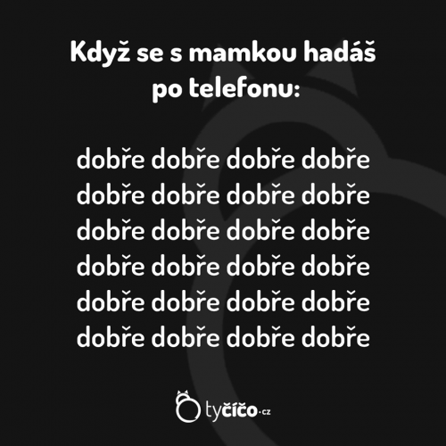  Dobře mami 