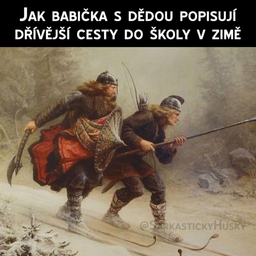  Cesta do školy v zimě 