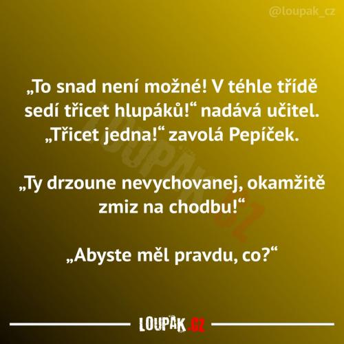  Asi prostě musí mít vždy pravdu 