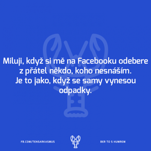  Facebook odebral přátelé 