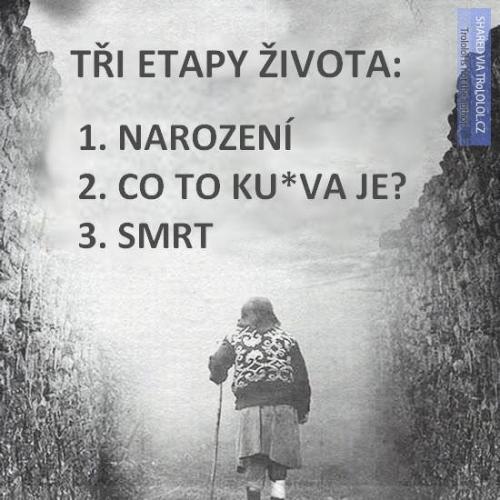  Tři etapy 