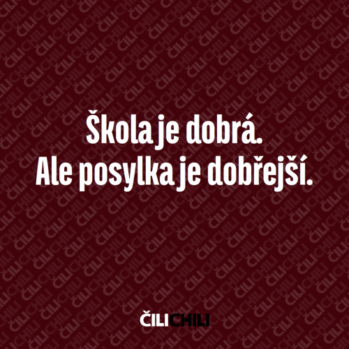  Škola je dobrá 