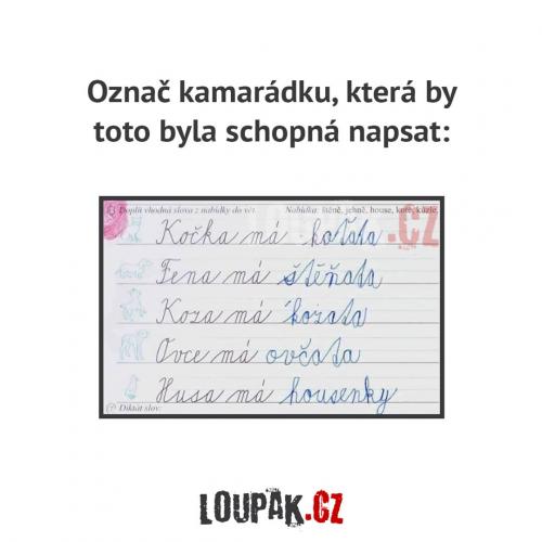 Označ kamarádku