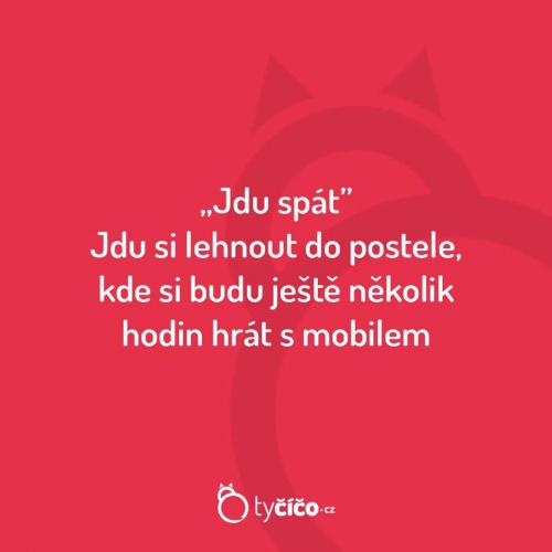  Jdu spát 