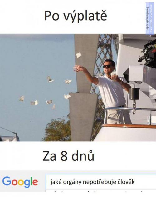 Po výplatě