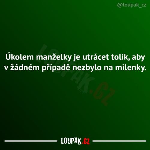  Tohle je úkol manželky 