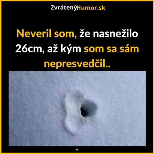  Nevěřil jsem 