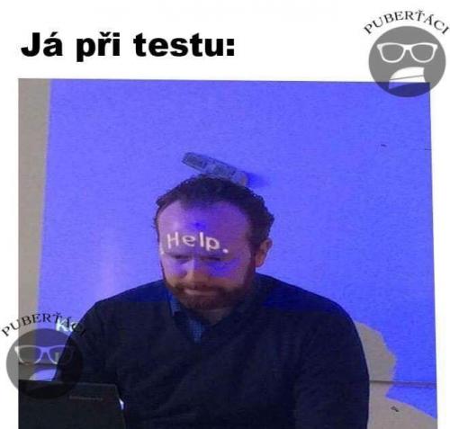  Při testu 