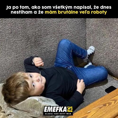 Někdy je opravdu dost práce